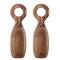 Hello Honey® 8" Brown Acacia Wood Salt & Pepper Mill Set